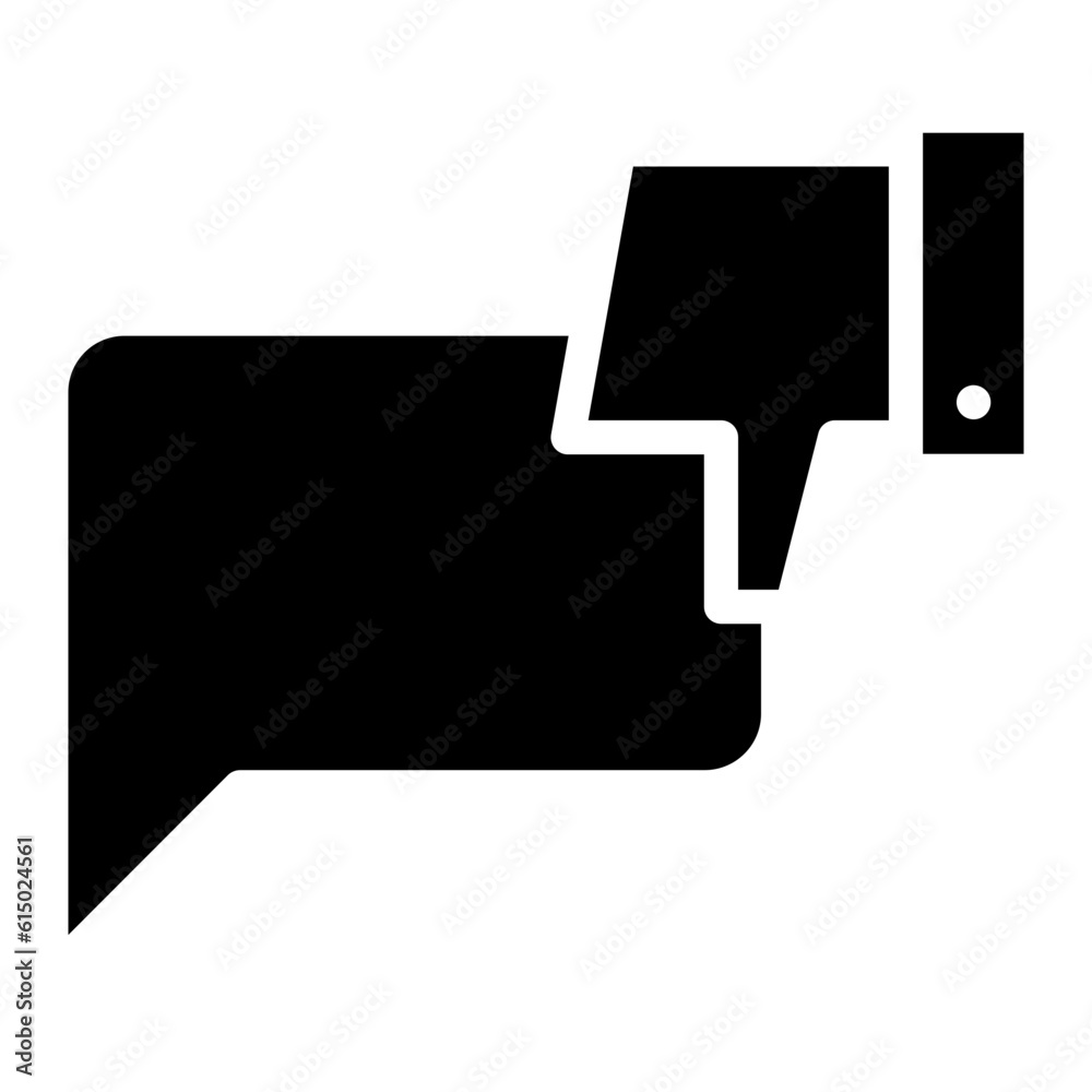 dislike glyph dislike glyph