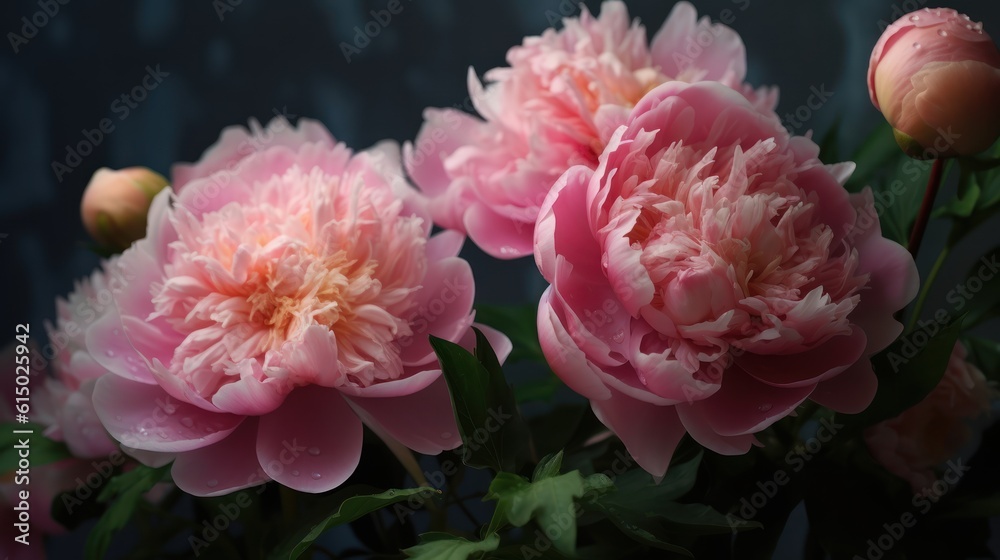 pink and yellow dahlia HD 8K wallpaper Stock Photographic Image