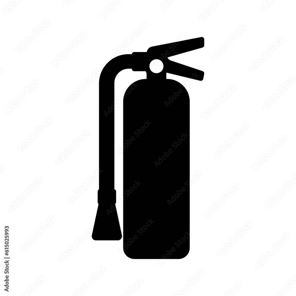 Fire extinguisher line icon color editable Fire extinguisher line icon color editable
