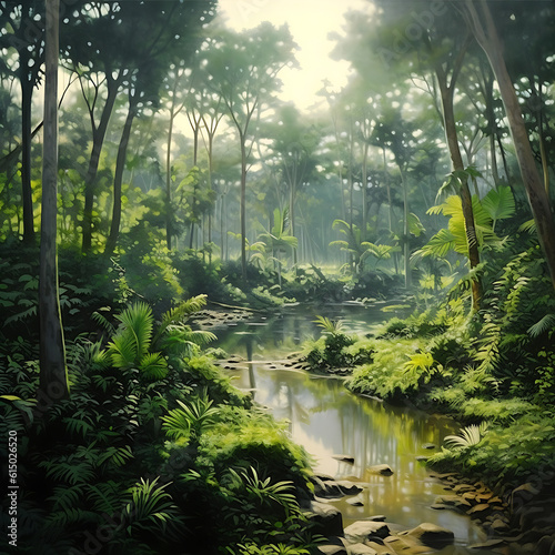morning in the jungle