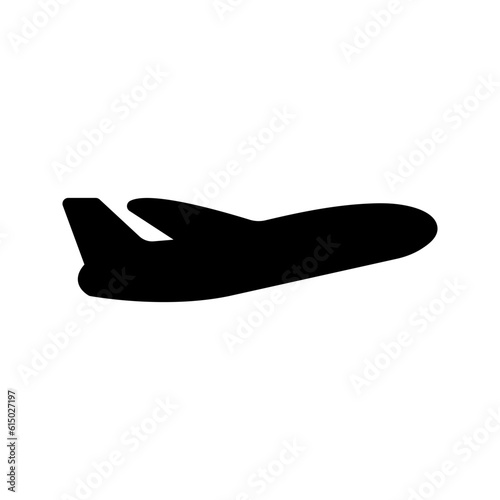 Plane icon vector color editable