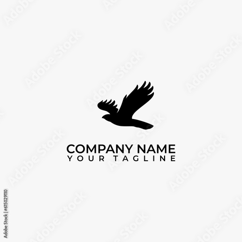 Flying Eagle Logo vector template.