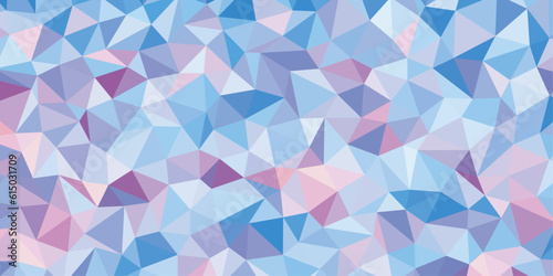 blue and pink low poly abstract background 