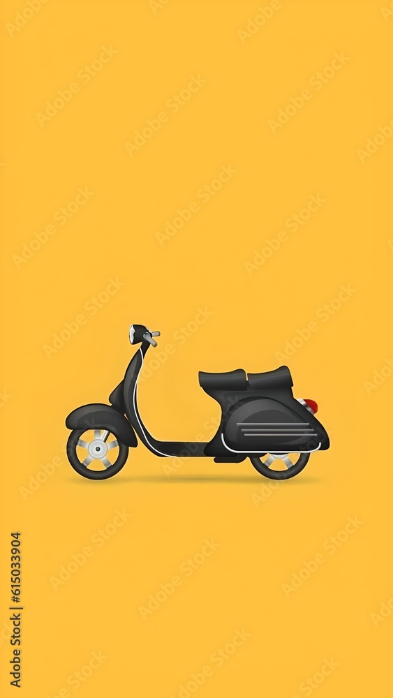 vintage motorcycle illustration