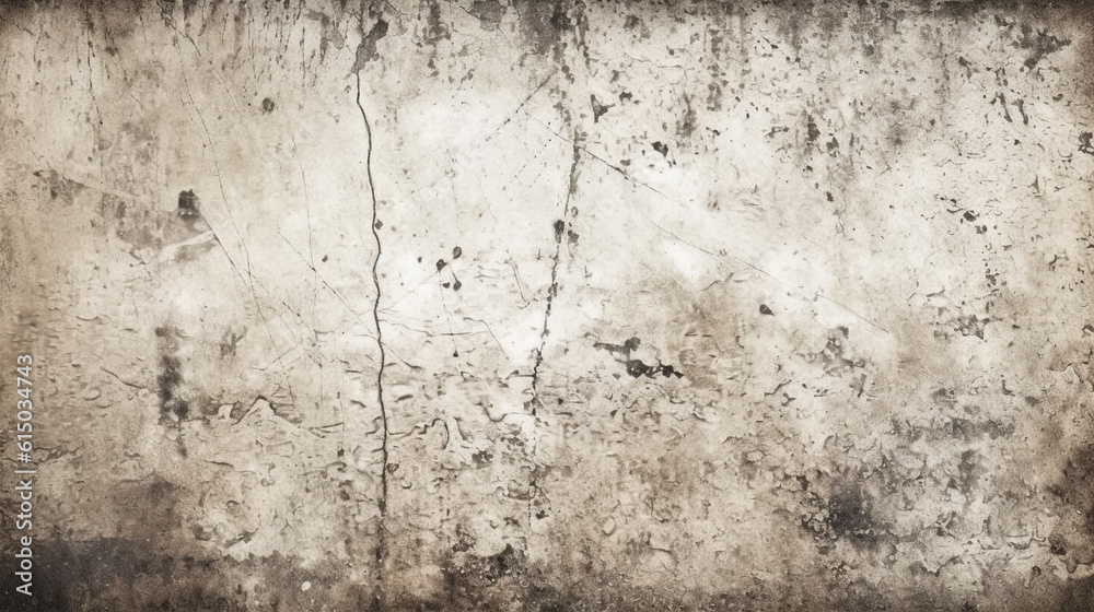 Texture of an old concrete moldy wall. Generative Ai. 