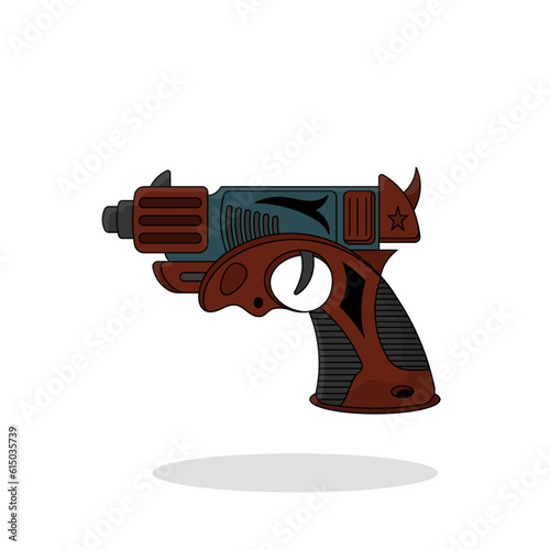 The Evolution of Gun Technology Vector Perspective.