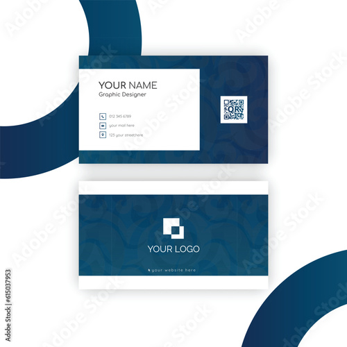 Modern business card design template