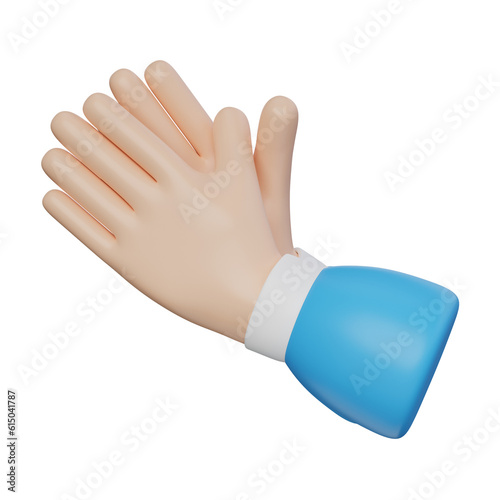 clap hand gesture gesture 3d