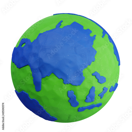 earth 3d illustration