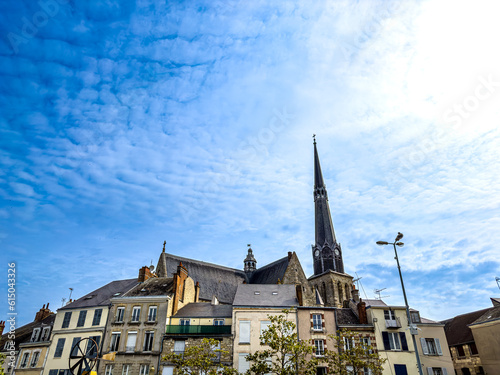 Fototapeta Naklejka Na Ścianę i Meble -  Charming French Heritage: Discovering the Enchanting Streets of Pithiviers