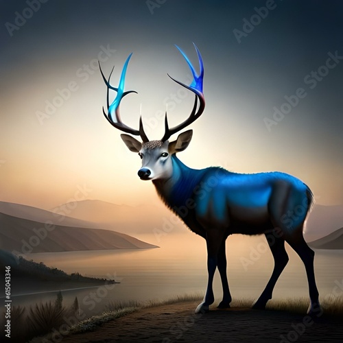 silhouette of a deer © Kolin