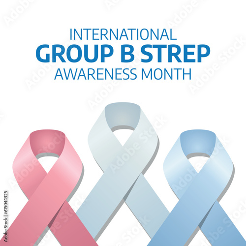 vector graphic of International Group B Strep Awareness Month good for International Group B Strep Awareness Month celebration. flat design. flyer design.flat illustration.