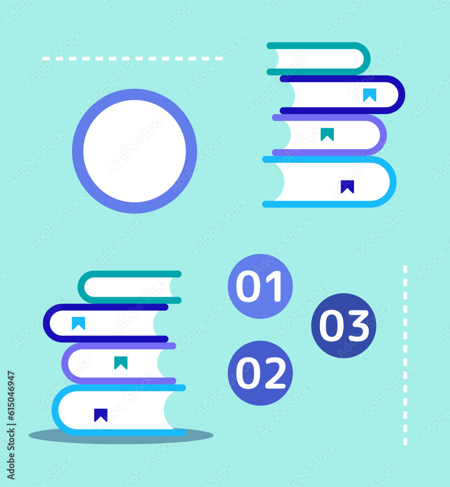 University education blue infographic chart design element set. Abstract vector symbols for infochart with blank copy spaces. Kit with shapes for instructional graphics. Visual data presentation University education blue infographic chart design element set. Abstract vector symbols for infochart with blank copy spaces. Kit with shapes for instructional graphics. Visual data presentation