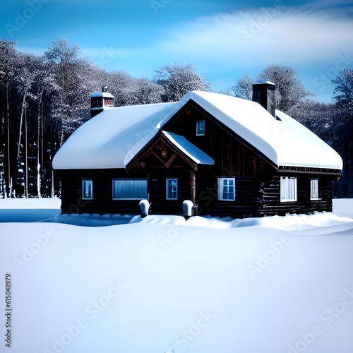 house in the snow © Michael