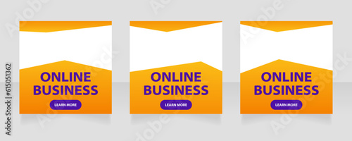 Management skills online course web banner design template. Vector flyer with text space. Advertising placard with customized copyspace. Promotional printable poster for advertising. Graphic layout