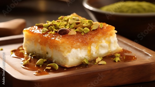 Knafeh: Sweet and Cheesy Pastry Delight