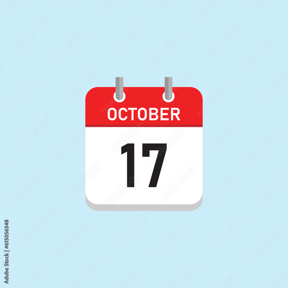 October 17 Concept Design. Vector Illustration. October 17 Concept Design. Vector Illustration.
