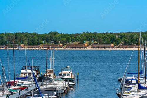 Photography The Strandbad Wannsee is a lido on the shore of Greater Wannsee, a large bay of the Havel river in Berlin