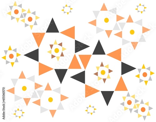 Beautiful bright patterned background for decoration