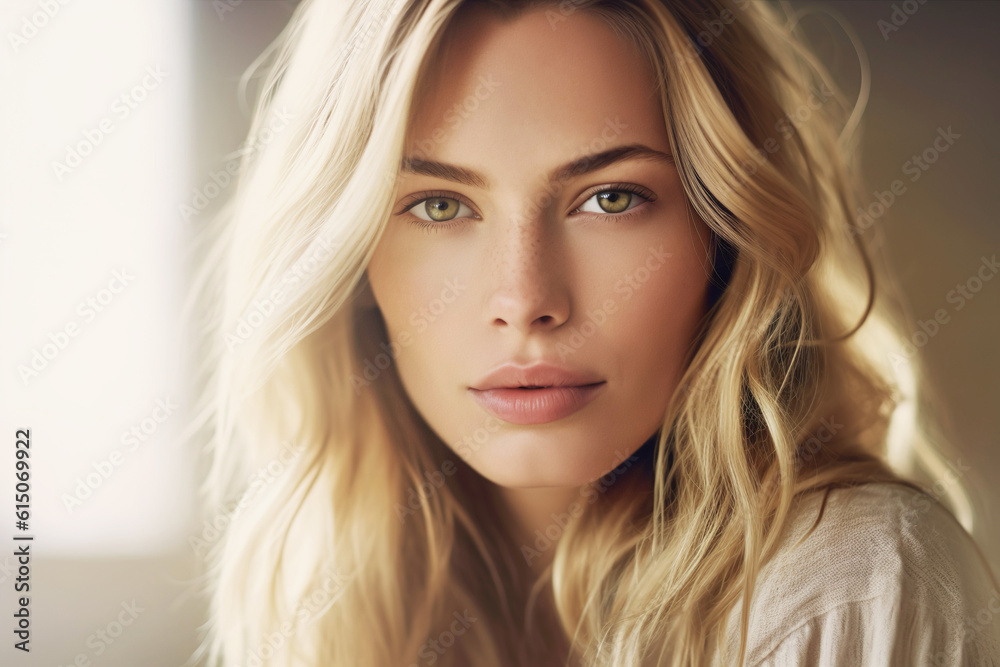 Image of attractive young blonde caucasian woman Image of attractive young blonde caucasian woman