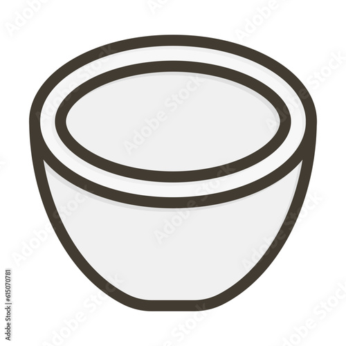 Crucible Thick Line Filled Colors Icon Design