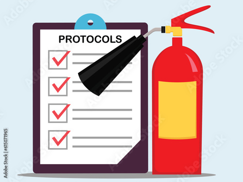 Firefighter equipment, Protocols and Procedures, Real estate damage compensation, Fire inspection, fire alarm system, fire insurance. Fire Safety Training, Firefighting Safety Protocols with Checklist