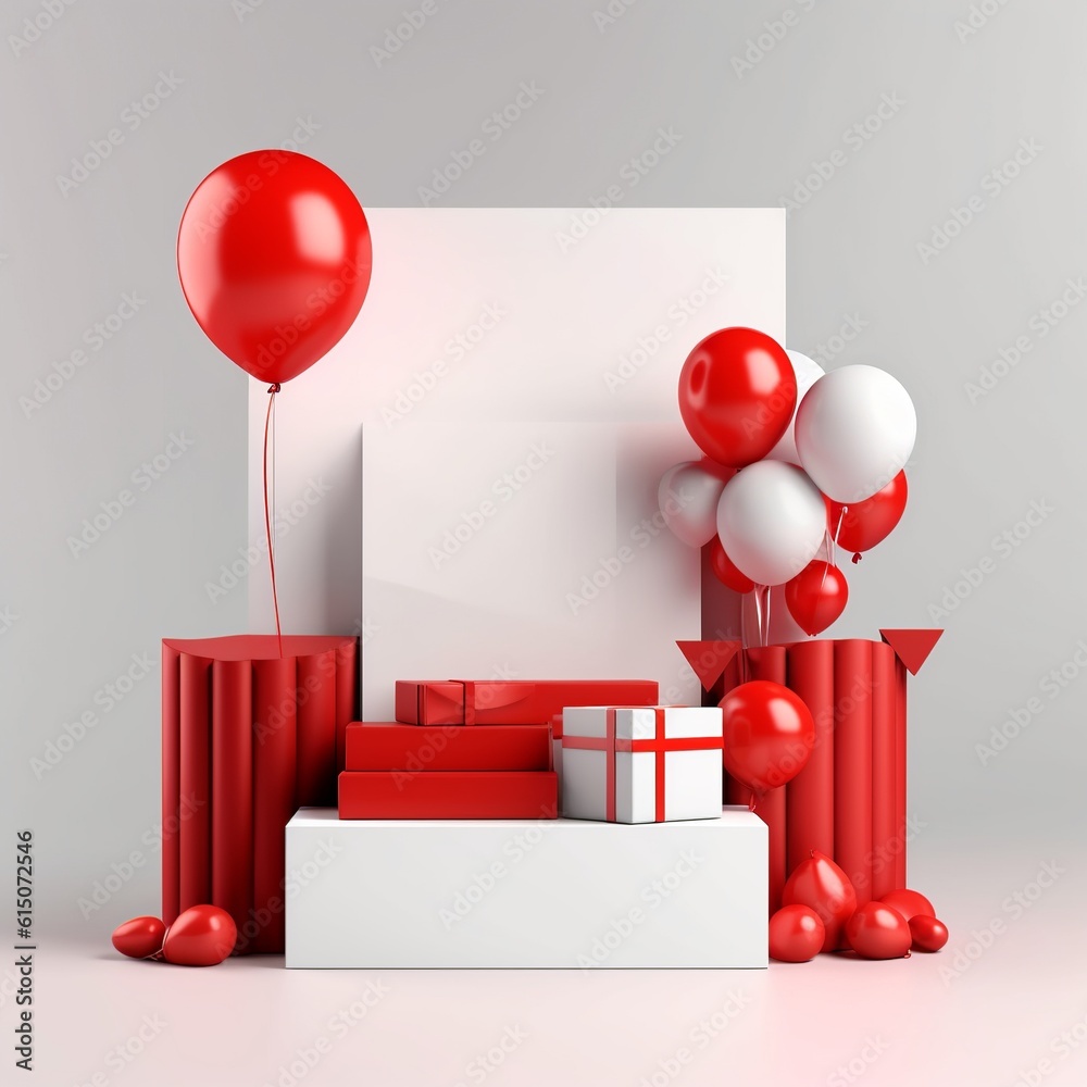 A background with display podium with space to promote products and services. Generative AI A background with display podium with space to promote products and services. Generative AI