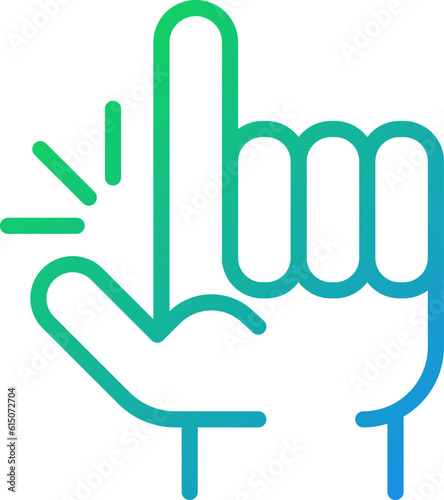 Eureka gesture yellow pixel perfect gradient linear vector icon. Sudden creative idea. Exclamation and gesture. Thin line color symbol. Modern style pictogram. Vector isolated outline drawing