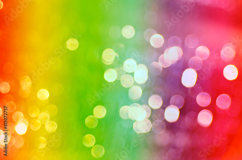 Colorful background with defocused lights, natural bokeh