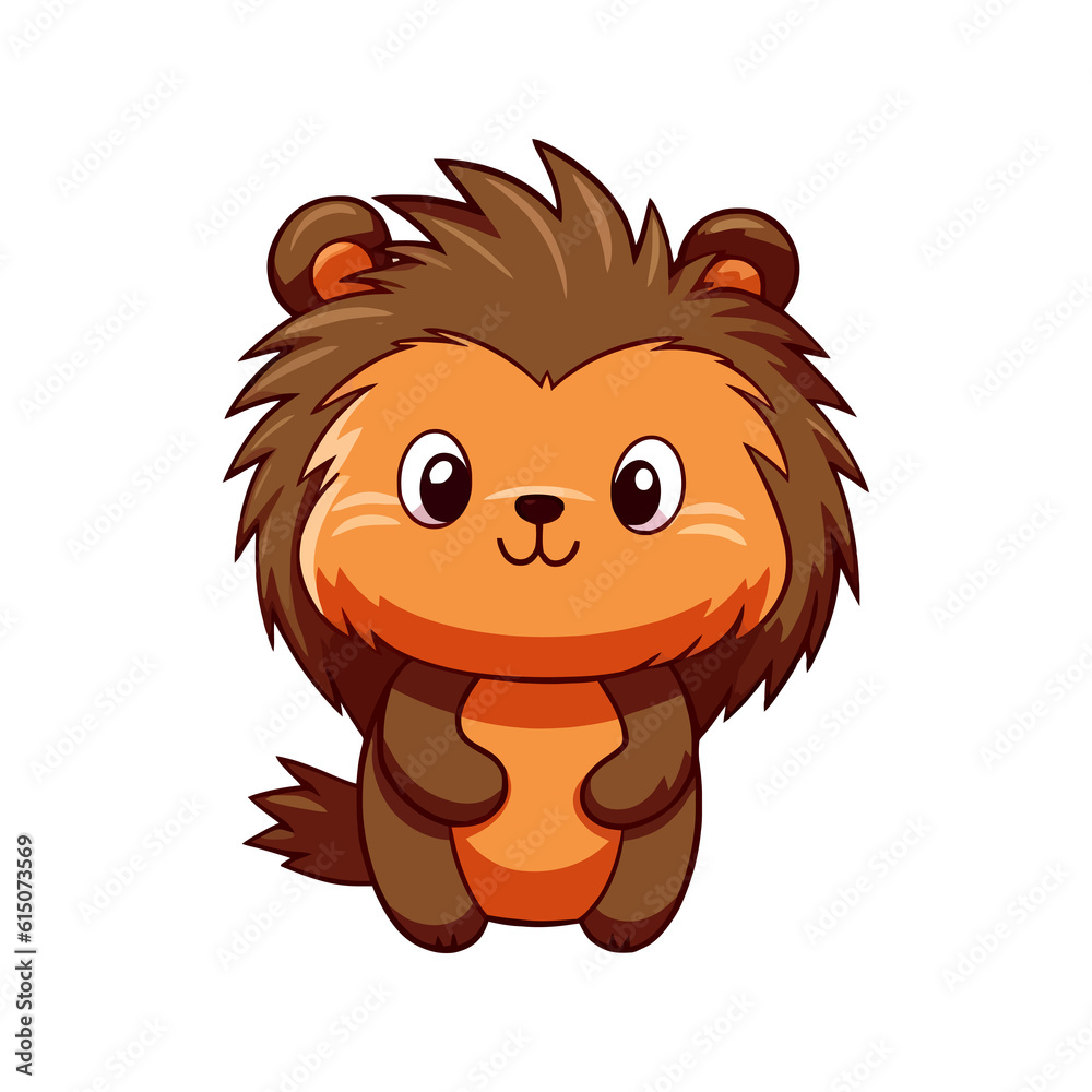 Porcupine Pals: 2D Illustration Featuring a Sweet and Cute Porcupine Porcupine Pals: 2D Illustration Featuring a Sweet and Cute Porcupine