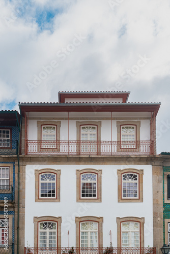Traditional Buildings Facades and Balconies - Viseu, Portugal