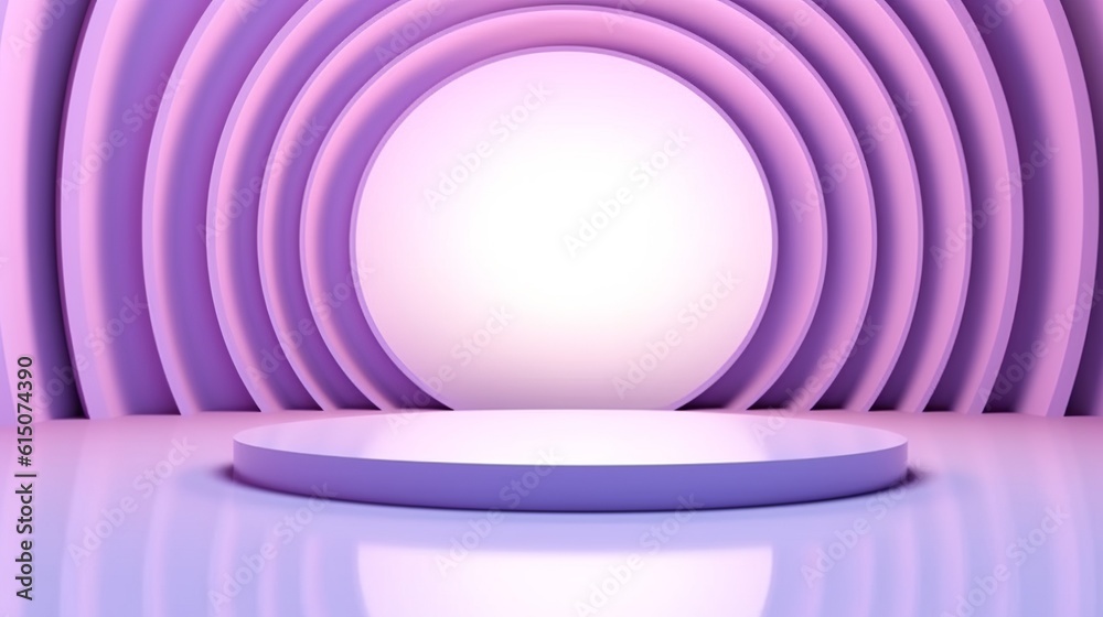 A purple background with space to promote products and services. Generative AI. A purple background with space to promote products and services. Generative AI.