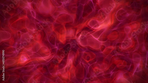 A Red and Orange Close-Up Heat Waves Rotating Animation Background. Seamless Loop. photo