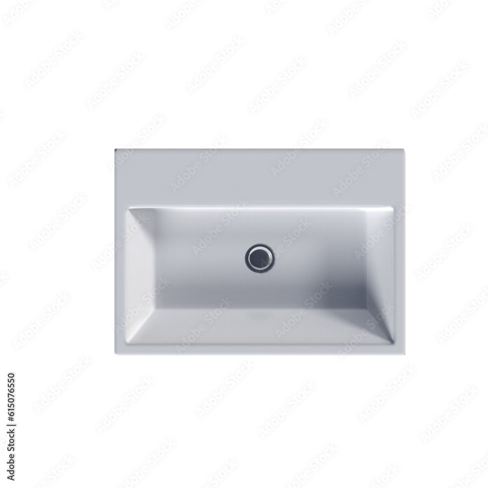 Washbasin isolated on transparent background, sink, 3D illustration, cg render Washbasin isolated on transparent background, sink, 3D illustration, cg render