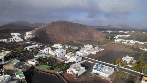 Flight over of Tajaste, Lanzarote photo