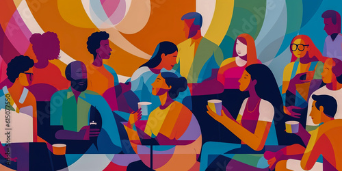 After work party (AI generated)