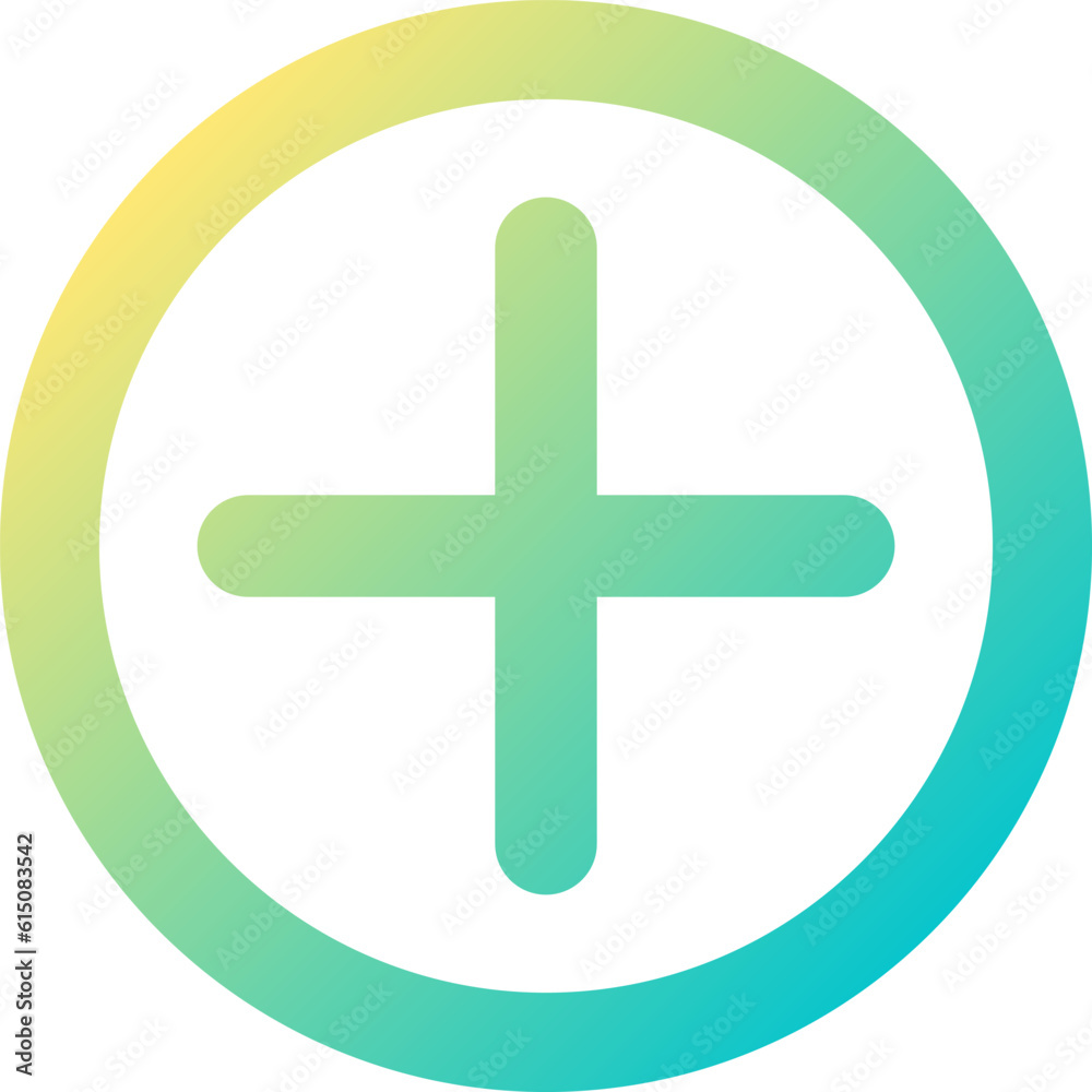 Add button pixel perfect gradient linear ui icon. Circle with cross. Website interactive element. Line color user interface symbol. Modern style pictogram. Vector isolated outline illustration Add button pixel perfect gradient linear ui icon. Circle with cross. Website interactive element. Line color user interface symbol. Modern style pictogram. Vector isolated outline illustration