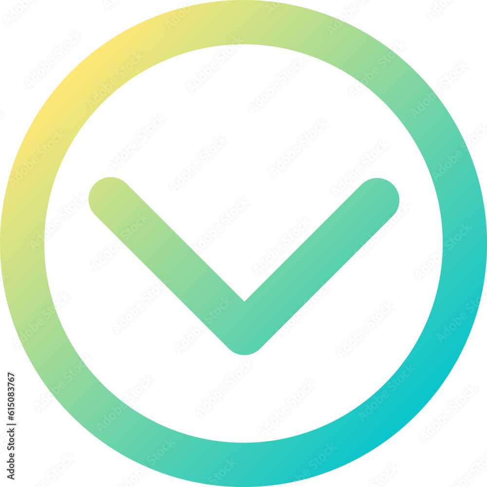 Downward direction button pixel perfect gradient linear ui icon. Download files button. Website element. Line color user interface symbol. Modern style pictogram. Vector isolated outline illustration Downward direction button pixel perfect gradient linear ui icon. Download files button. Website element. Line color user interface symbol. Modern style pictogram. Vector isolated outline illustration