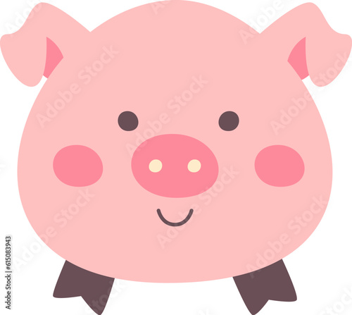 Round Chubby Pig