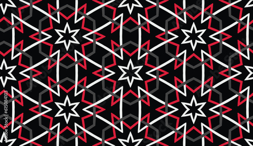 Geometric ethnic pattern seamless flower color. seamless pattern. Design for fabric,curtain,background,carpet,wallpaper,clothing,wrapping,Batik,mandalas,fabric,Vector illustration. pattern style.