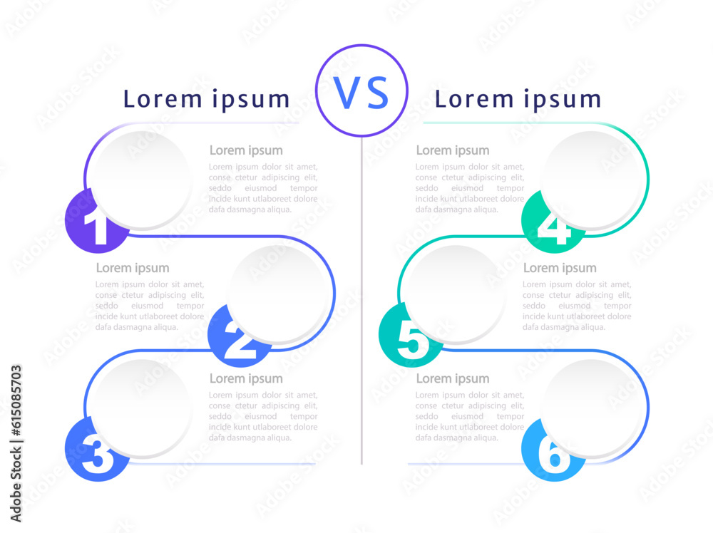 Perspectives on future infographic chart design template. Comparison infochart with editable contour. Instructional graphics with 6 step sequence. Visual presentation. Arial, Myriad Pro fonts used Perspectives on future infographic chart design template. Comparison infochart with editable contour. Instructional graphics with 6 step sequence. Visual presentation. Arial, Myriad Pro fonts used