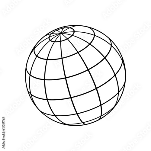 globe icon, world icon illustration