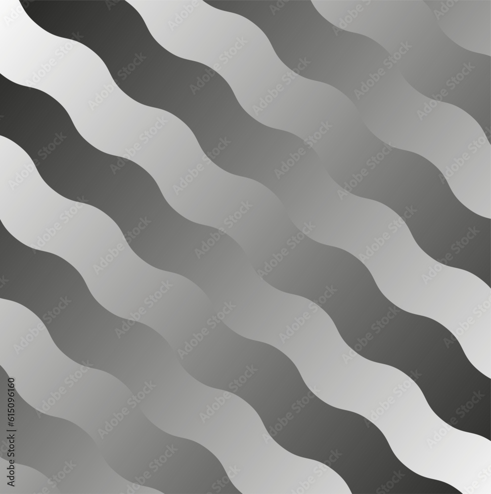 Abstract geometric pattern in the form of wavy lines on a white and gray gradient background Abstract geometric pattern in the form of wavy lines on a white and gray gradient background
