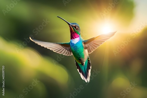 Very beautiful bird with an amazing view, created with AI © Mehram