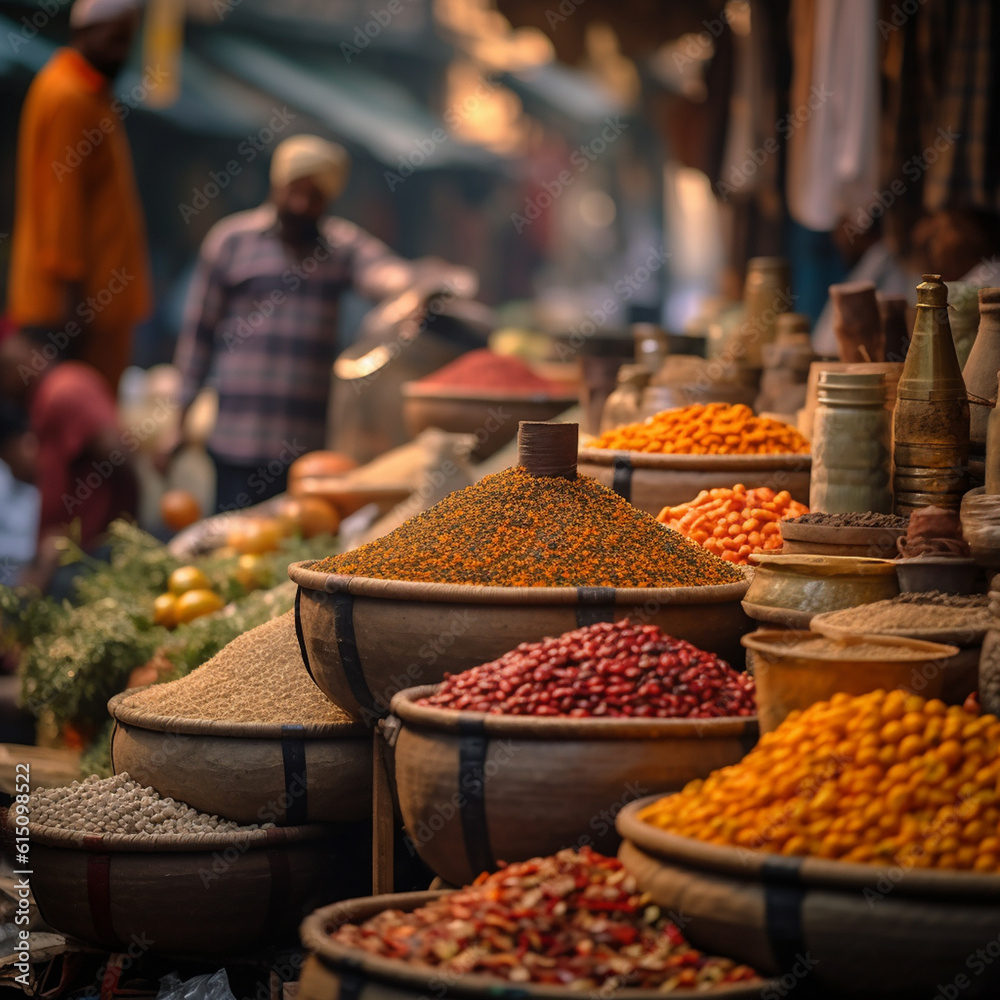 Fototapeta premium spices at the market