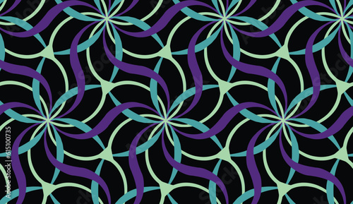Geometric ethnic pattern seamless flower color. seamless pattern. Design for fabric,curtain,background,carpet,wallpaper,clothing,wrapping,Batik,mandalas,fabric,Vector illustration. pattern style.