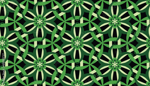 Geometric ethnic pattern seamless flower color. seamless pattern. Design for fabric,curtain,background,carpet,wallpaper,clothing,wrapping,Batik,mandalas,fabric,Vector illustration. pattern style.