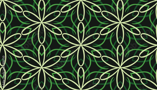 Geometric ethnic pattern seamless flower color. seamless pattern. Design for fabric,curtain,background,carpet,wallpaper,clothing,wrapping,Batik,mandalas,fabric,Vector illustration. pattern style.