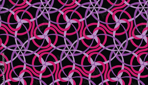 Geometric ethnic pattern seamless flower color. seamless pattern. Design for fabric,curtain,background,carpet,wallpaper,clothing,wrapping,Batik,mandalas,fabric,Vector illustration. pattern style.