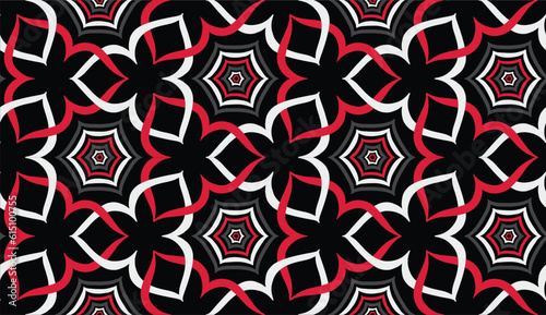 Geometric ethnic pattern seamless flower color. seamless pattern. Design for fabric,curtain,background,carpet,wallpaper,clothing,wrapping,Batik,mandalas,fabric,Vector illustration. pattern style.